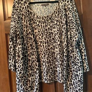 Cardigan set ( leopard )